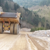 Carrières de Saint Amancet - Cat 772G - Colas Sud Ouest SECAM (81)